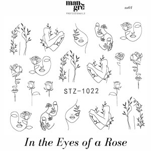 Decorazioni Per Unghie Nail Stickers Mangre'/01 In The Eyes Of A Rose