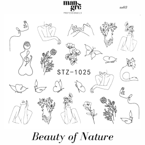 Decorazioni Per Unghie Nail Stickers Mangre'/03 Beauty Of Nature