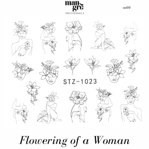 Decorazioni Per Unghie Nail Stickers Mangre'/04 Flowering Of A Woman