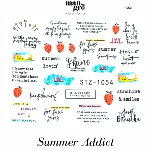 Decorazioni Per Unghie Nail Stickers Mangre'/06 Summer Addict