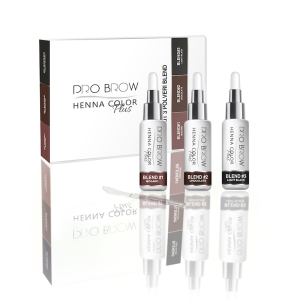 Kit 3 Polveri Henna Color Pro Brow Nails & Beauty/Blend