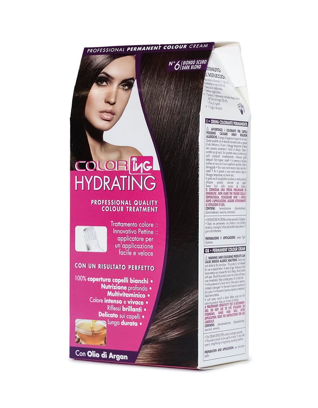 Kit Colore Hydrating - Beautynova Spa/6 Biondo Scuro