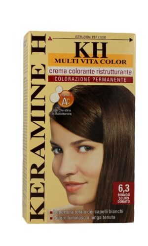 Kh Crema Colorante - Keramine H/6.3 Biondo Scuro Dorato