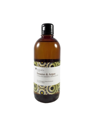 Olio Massaggio Idratante Al Sesamo &  Argan 500ml - Rica