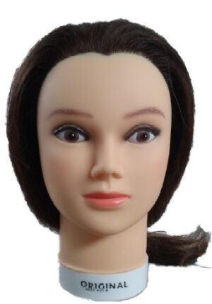 Testa Studio Obb "valeska" 100 % Capelli Naturali Castano  - Sibel