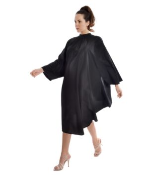 Mantella Taglio Nera Con Maniche Charme Upgrade - Labor