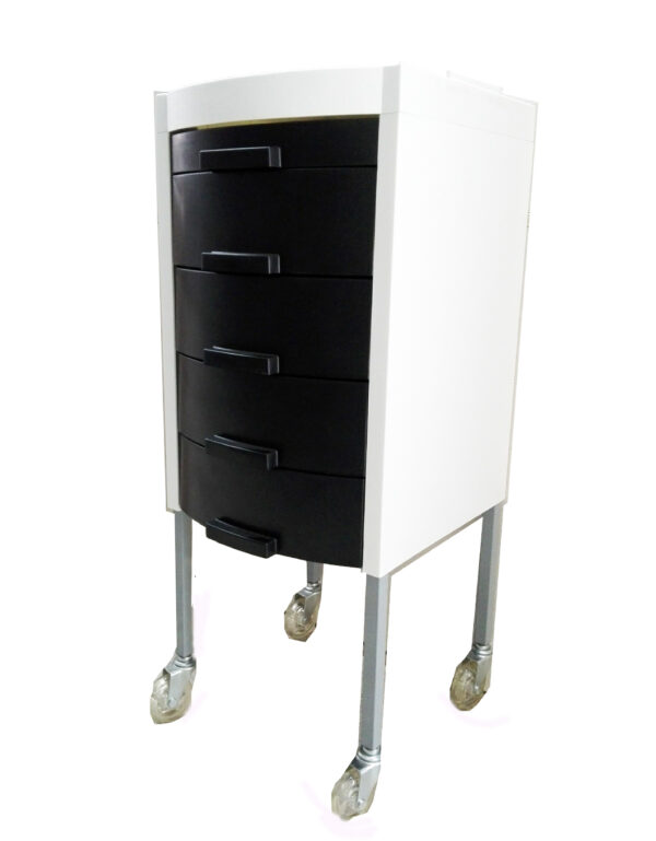Carrello Parrucchiere Manhattan Bianco E Nero Con Speedy - Uki