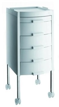 Carrello "manhattan" Bianco Con Speedy - Uki