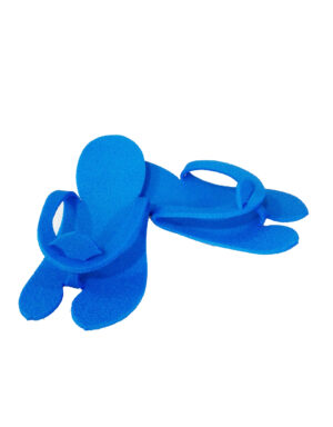 Ciabattina Infradito Polietilene Reticolare Blu 12 Paia - Terzi Industrie