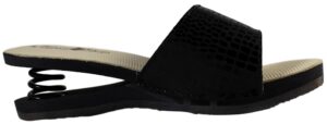 Zoccolo Aperto Regolabile Con Strappo Nero - Baldo/N. 38