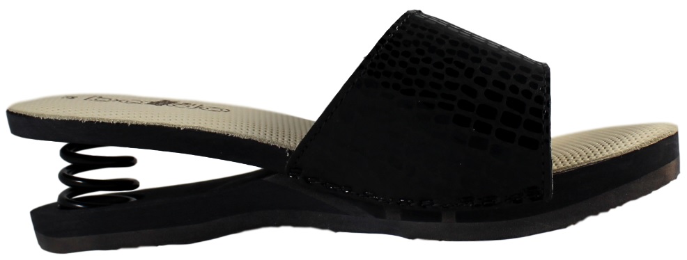 Zoccolo Aperto Regolabile Con Strappo Nero – Baldo/N. 38