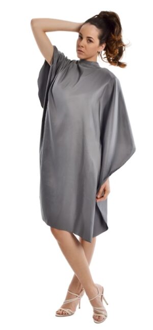 Mantella Taglio Elegance Grigio Con Bottoni - Labor