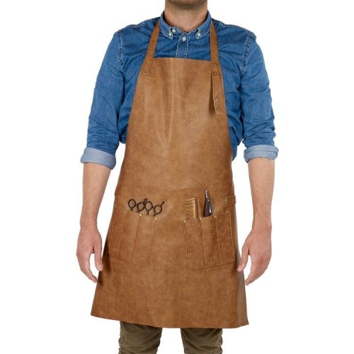 Grembiule Mascul Pu Leather Apron Barburys - Sibel