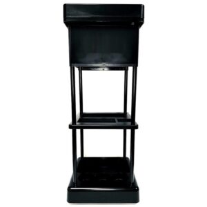 Carrello 3 Piani Nero -