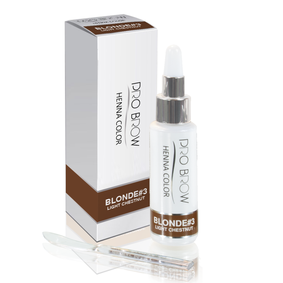 Polvere Henna Color Pro Brow 10gr Nails & Beauty/Blonde #3 Light Chestnut