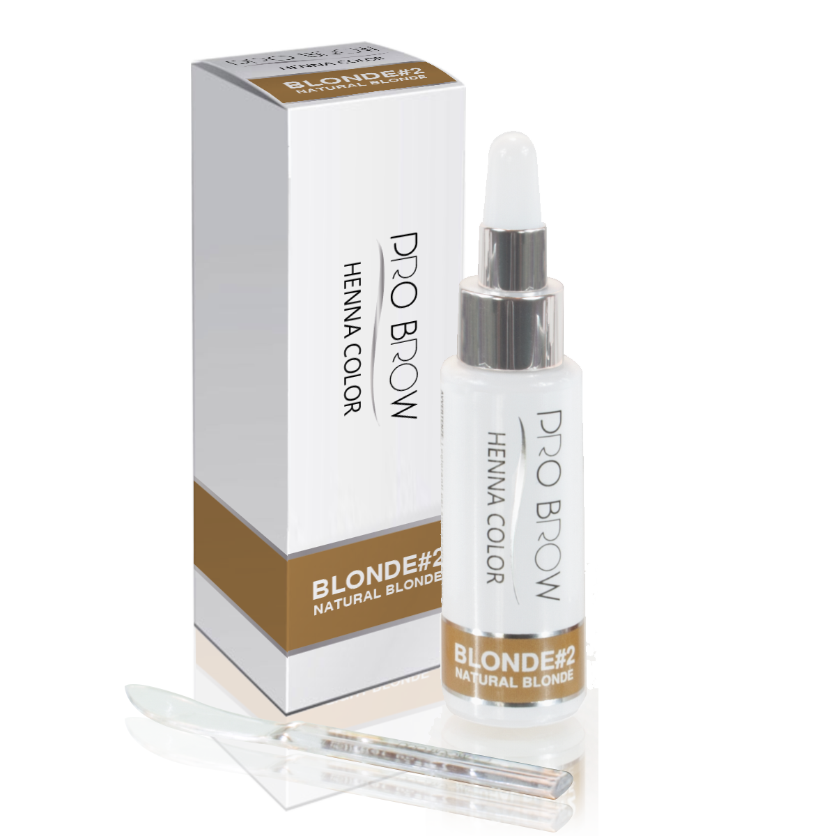 Polvere Henna Color Pro Brow 10gr Nails & Beauty/Blonde #2 Natural Blonde