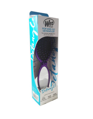 Spazzola Con Specchio Wet Brush Pop & Go Detangler Purple - Idra