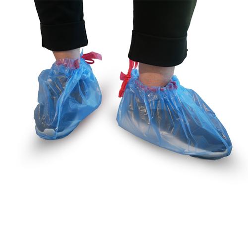 Copriscarpa Monouso Azzurro Chiusura A Laccio 50 Pz - Cpm