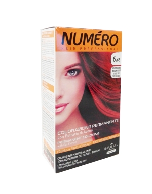Colorazione Permanente Numero/6.66 Biondo Scuro Rosso Intenso