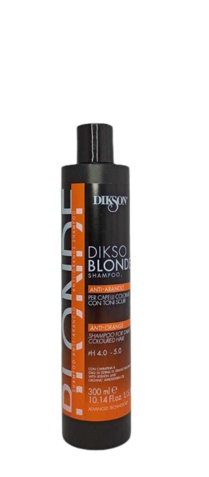 Shampoo Anti Arancio Per Toni Scuri  300 Ml Dikso Blonde - Dikson