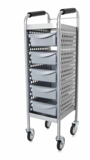 Carrello Parrucchiere Silvy Argento Piccolo-Labor