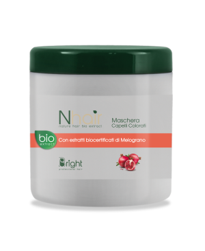Maschera Per Capelli Colorati Melograno 1000ml Nhair - Melcap