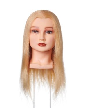 Testa Studio 40cm Biondo Platino Capelli Veri Caliven