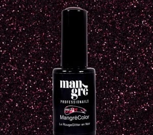 Smalto Semipermanente Gel Polish 8ml Mangre'Color/27 Le Rougeglitter En Noir