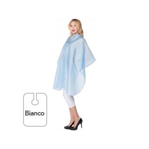 Mantella Taglio Nylon Bianca Con Laccetti Mp Hair