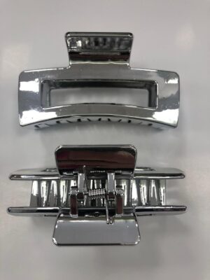 Pinza Grande Per Capelli Argento Cm 8.5 - Absolute Beauty