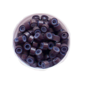 Anellini Per Extension Castano Scuro Gommati 100pz - Hc Milano