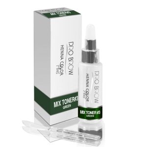 Polvere Henna Color Pro Brow 10gr Nails & Beauty/Mix Toner #3 Green