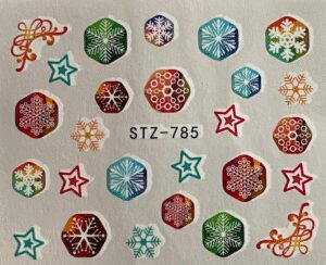 Water Decals Decorazioni Per Unghie Mangre'/Ns34 Red Style