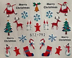 Water Decals Decorazioni Per Unghie Mangre'/Ns44 Christmas Bells