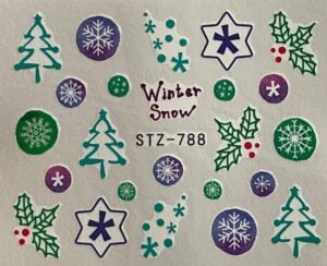 Water Decals Decorazioni Per Unghie Mangre'/Ns45 Christmas Carol
