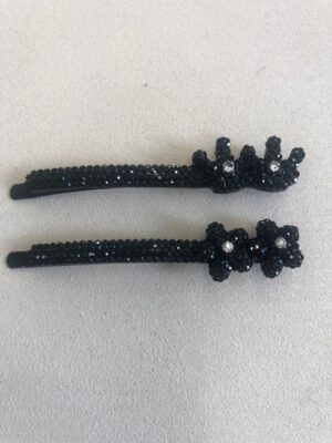 Ferrettino Capelli Perline Nere Absolute Beauty