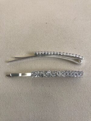 Ferrettino Capelli Strass Argento 6cm - Absolute Beauty