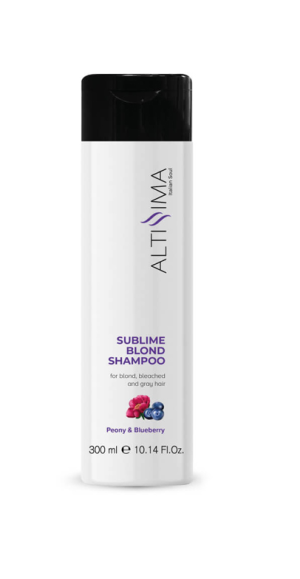 Shampoo antigiallo silver Sublime blond peony & blueberry 300ml - Altissima