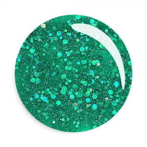 Smalto Semipermanente Gel Mini 7 Ml Estrosa/7920 Green Festival Glitter