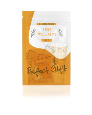 Kit Foot Welness Crema Piedi + 3 Buste Di Sali Da Bagno Gli Aromaterapici Labor