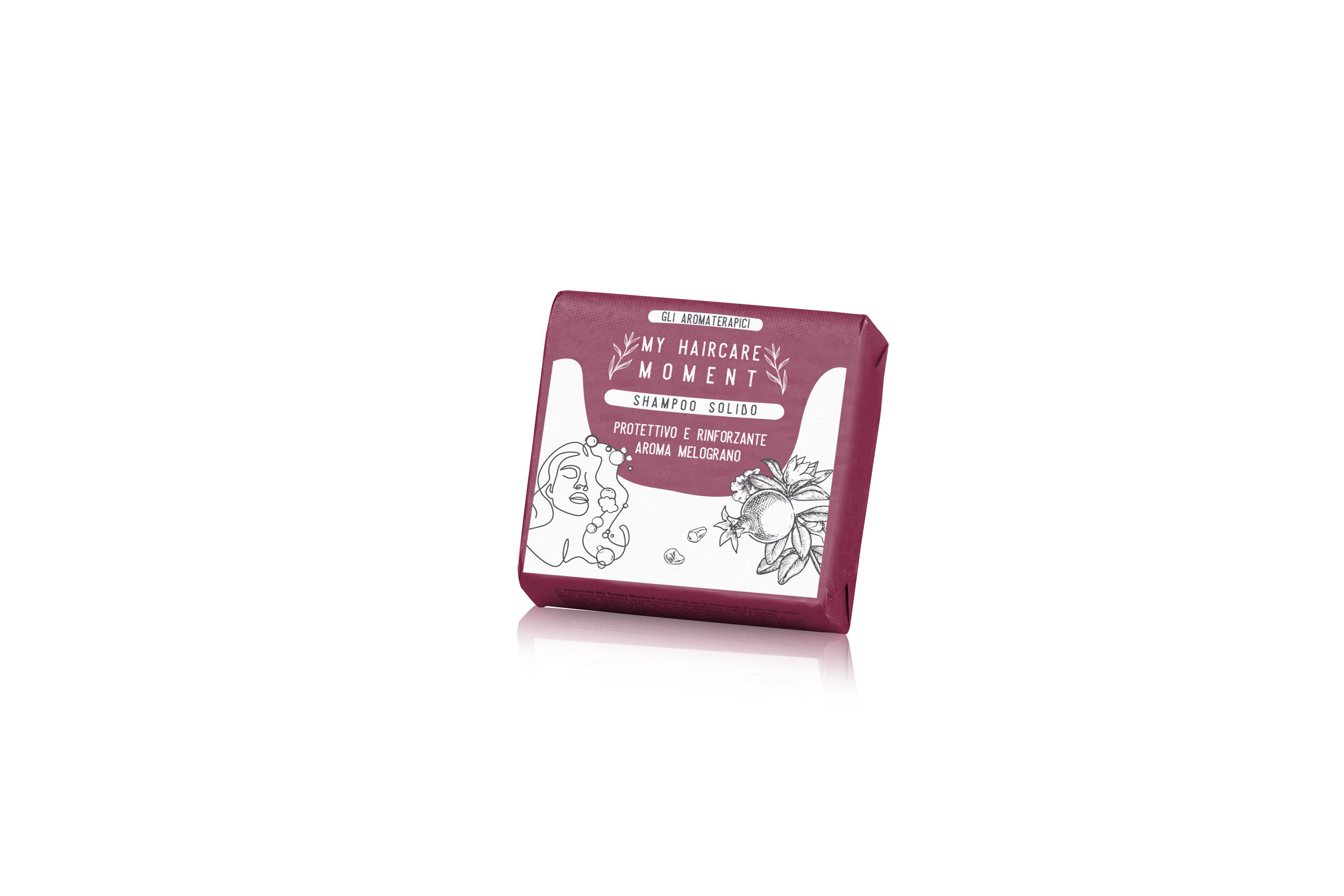 Shampoo Solido Protettivo E Rinforzante Aroma Melograno 60gr - Labor