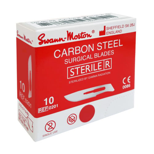 Lama Bisturi Swann Morton Mis 15 Pz 100- Tecniwork