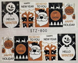 Water Decals Decorazioni Per Unghie Mangre'/Ns24 Hp Ho Ho To You
