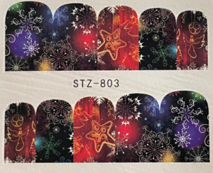Water Decals Decorazioni Per Unghie Mangre'/Ns25 Happy New Year