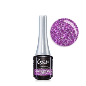 Smalto Semipermanente Gel Mini 7 Ml Estrosa/7918 Purple Magic Glitter