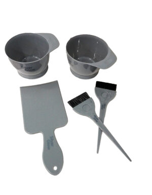 Kit 2 Coppette Colore + 2 Pennelli + Spatola Silver glow - Wella