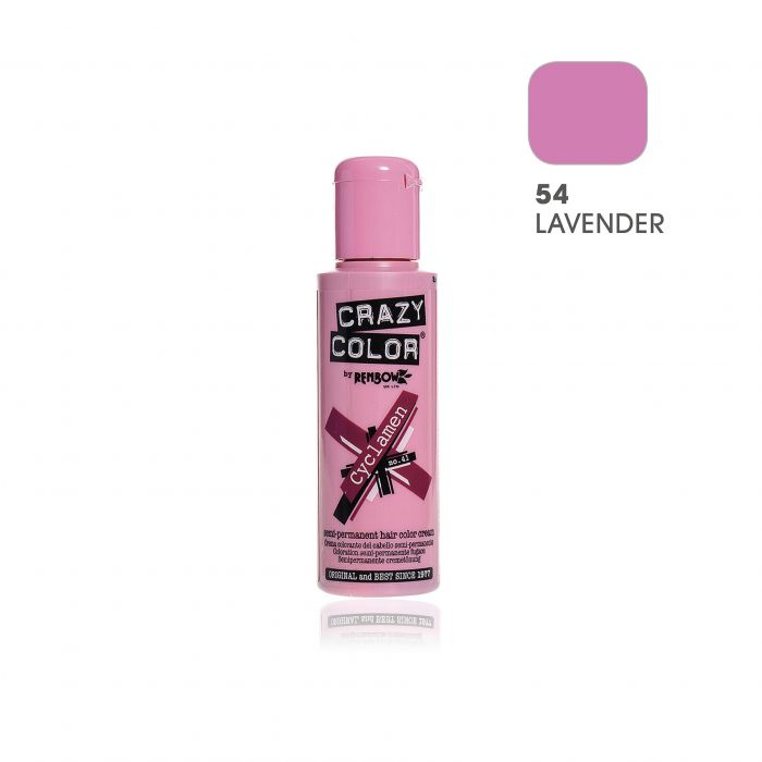 Crema Colorante Semipermanente Crazy Color 100ml/54 Lavander