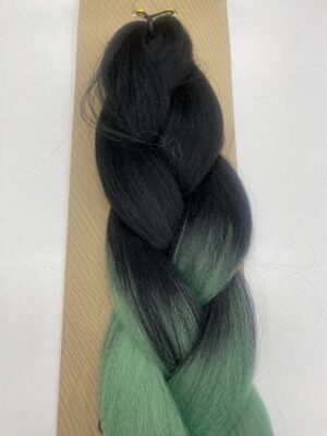 Allungamento Da Intreccio Braid 60 Cm / Nero Verde