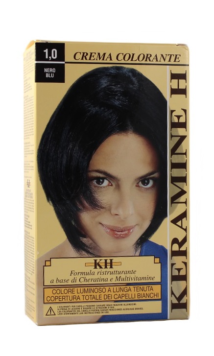 Kh Crema Colorante - Keramine H/1.0 Nero Blu
