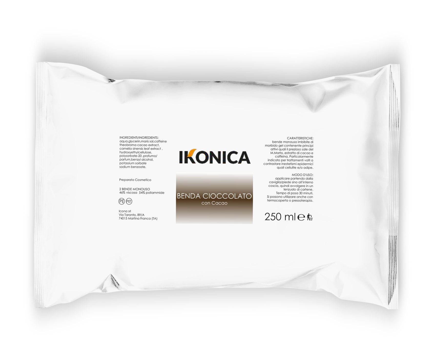 Benda Snellente Cioccolato 2 Pz 250 Ml - Ikonica